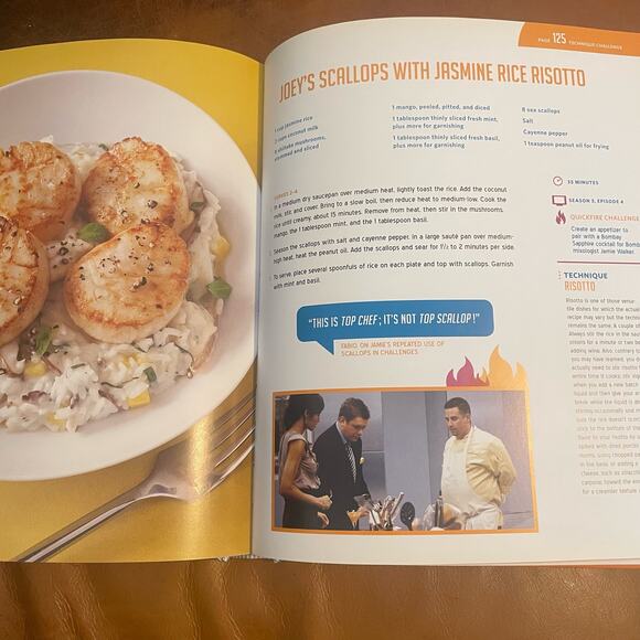 Top Chef The Quickfire Cookbook hardcover book amazing detailed Bravo! 224 pgs - Picture 7 of 7